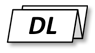 DL 99/210 mm ( A4 složená na DL „harmonikový lom” – 2 bigy)